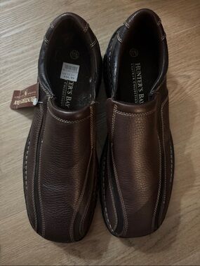 Men's Brown Slip-On Leather Loafers